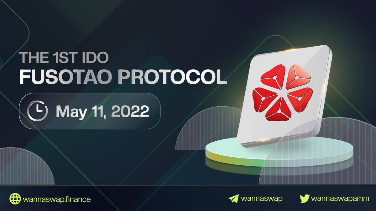 wannaswapamm's tweet photo. We're happy to announce @FusotaoProtocol - A verification protocol will be the 1st Launch event on WannaSwap Launchpad 🚀🚀🚀

More: https://t.co/Rop7sQwr80

👇👇👇 https://t.co/YN2t1vLf1e