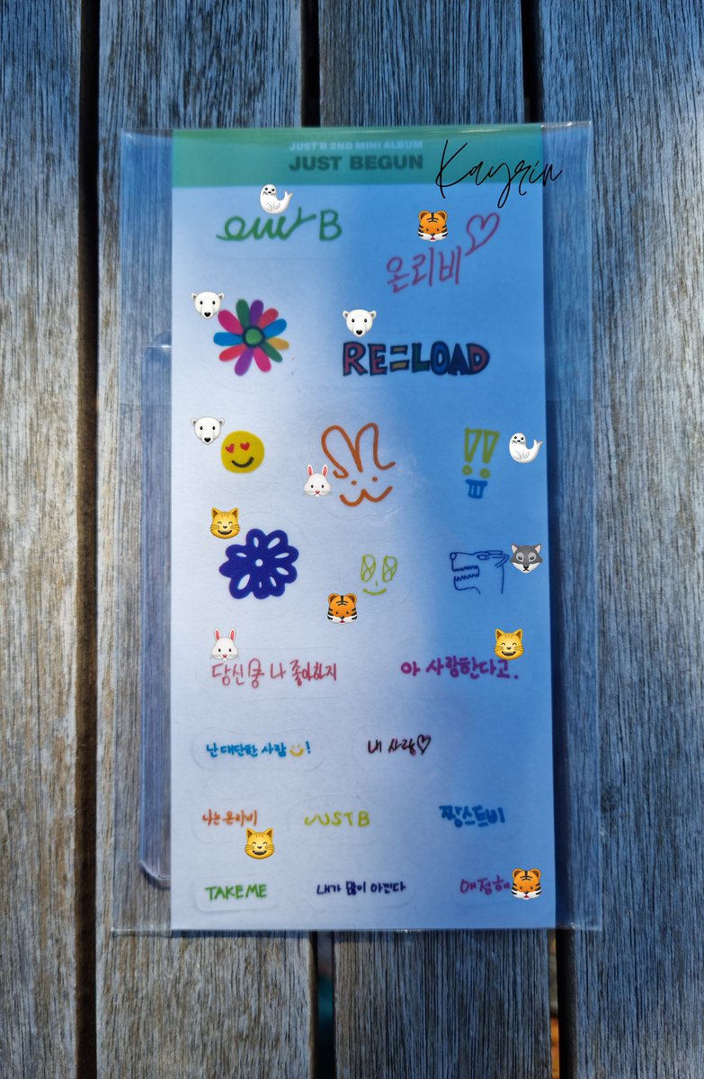 igeon_u_'s tweet photo. JUST BEGUN sticker - who drew what (corrected)

🐯 limji
🦭 geonu
🐻‍❄ bain
😸 doyum
🐰 jm
🐺 sangwoo

Confirmed during fancall

#JUSTB #저스트비 
@JUSTB_twt @JUSTB_Official https://t.co/kFPR7szkNs