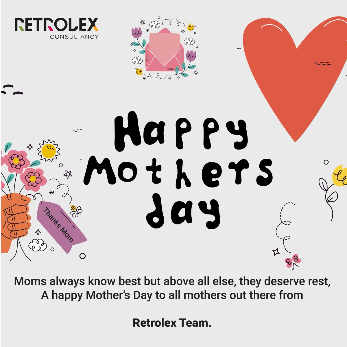 RetrolexC's tweet photo. The Retrolex team would like to wish all the supermoms a happy Mother's Day💐🌹
May your day be as beautiful as you are 😘 https://t.co/LGwDxdJI8l