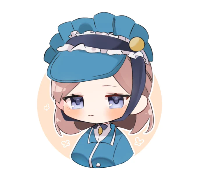 お付きのメイド/フリーアイコン 