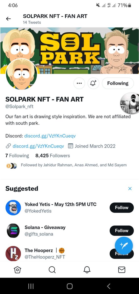 apudas59664792's tweet photo. @0xHerrCooles @Solpark_nft #SolanaGiveaways #Solana #NFTProjects #Sol #NFTCommunity 
Wonderful innovative work that's highly commendable. 
@Tiyasha88934769 
@Ummesal20625203
@sumona125

Sol address:  GoCS9mjYH1ztjrtycLf2TaVarykuhid7Eozf5jEm7ZV2 https://t.co/0C10ApdgEc