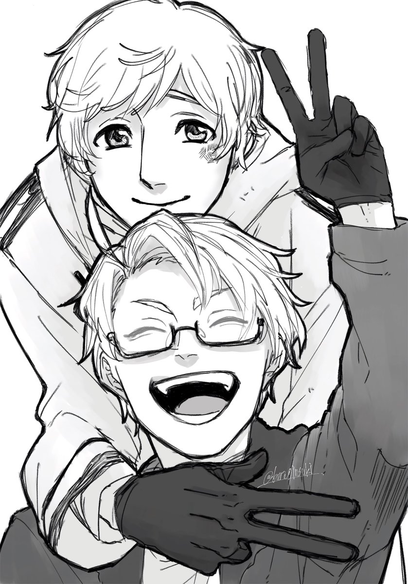 お題ありがとうございました〜!久し振りに春待ち描いた 