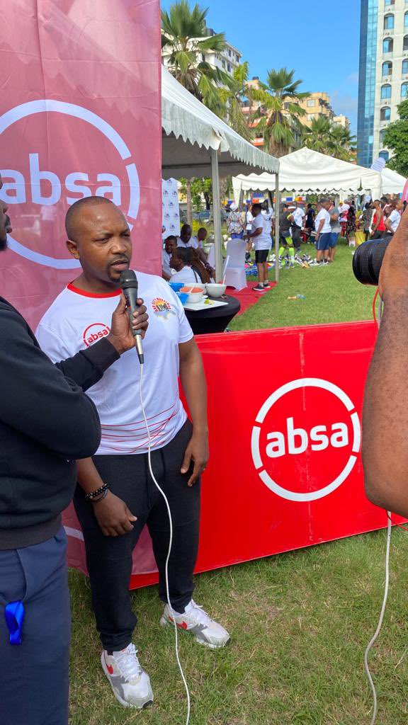 AbsaTanzania's tweet photo. Dar City Marathon 2022 at Mnazi Mmoja grounds proudly sponsored by ABT.
Our staffs had the opportunity to run for 5km, 10km and 21km. #ThatsAbsa #ThisIsAfricanacity https://t.co/ZN1F2BTCSf