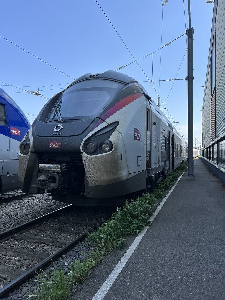 LaurentKD77's tweet photo. On réveille et on prépare ce #CoradiaLiner pour assurer le #TER839554 départ 12:30 de @mulhouse et une arrivée prévue à 17:16 à #ParisEst en ce dimanche férié ! Nous serons en UM ( double rame) de #Chalindrey à #ParisEst 🚂 https://t.co/Z79Hr51yfo