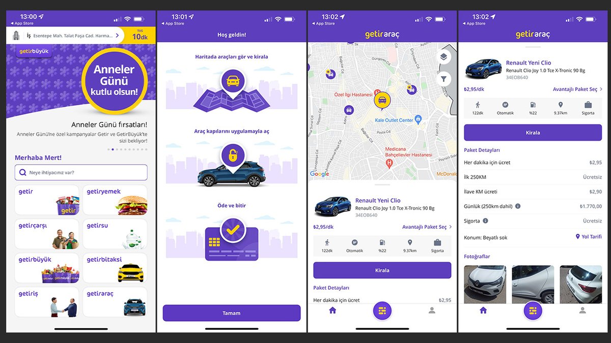 Super App olma yolunda ilerleyen getir, yeni GetirAraç hizmetini duyurdu egirisim.com/2022/05/08/sup…