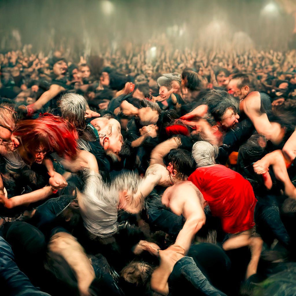 JamesUsill2's tweet photo. See you in the AI Generated Mosh Pit!!! 😤🤘🤣, AI Generated Nonsense, 2022

https://t.co/CoOp80YJKY

#AIart #GAN #NewAesthetic #GenerativeAdversarialNetwork #AI #GenerativeArt https://t.co/R43PGDQhTJ