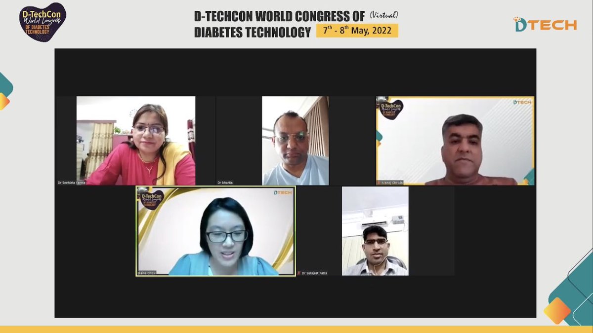 DTechCon's tweet photo. Dr. Elaine Chow @ElaineC48486251 Talked at DtechCon2022 about Incorporating CGM Data Analysis in Routine Clinical Practice
Chaired by: Dr Manoj Chawla & Dr. Mithun Bhartia @JDRFMinnesota
@purvi_chawla
Attend Live: https://t.co/u9FvoFIJkH
#Dtech #DtechCon2022 #diabetes https://t.co/RGpcUMrxZS