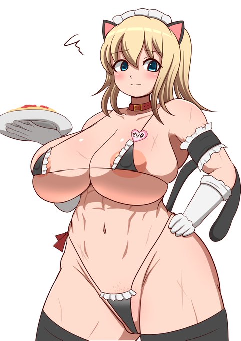 近所のお姉さんに紹介されたバイトがネコ耳メイドカフェだったセリナちゃん
「うぅ...こういうのは似合わないってばぁ...///」 