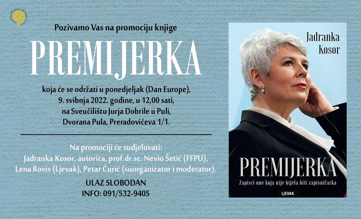 petarcuricHR's tweet photo. Sutra u 12h, Dvorana Pula, Preradovićeva 1 (ulaz preko puta kafića P14 gore na uzbrdici) https://t.co/7cYzV6rwdC