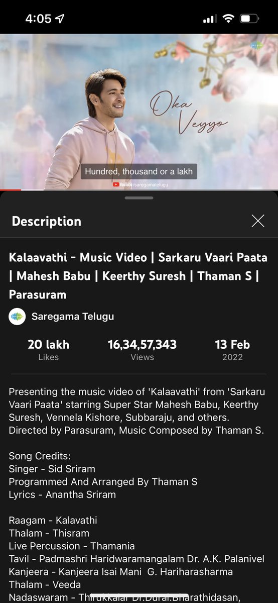 _VardhanDHFM_'s tweet photo. #KalaavathiMusicVideo day84 1.5M+ Views &amp; 9K+ likes ♥️

▶️ https://t.co/UrwCGB5PMs 

#KalaavathiSong
#SVPFirstSingle 
#SarkaruVaariPaata    🔔 | My Hero @urstrulymahesh https://t.co/ciGYi9Vddm