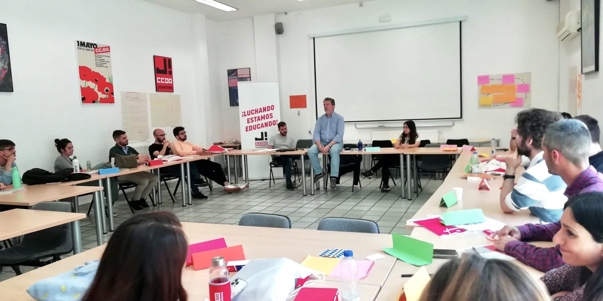 feccoo's tweet photo. Terminamos la II Escuela de Juventud de la @feccoo intensas y enriquecedoras jornadas durante este fin de semana
#EducandoLuchamos https://t.co/6zI2j4KXqf