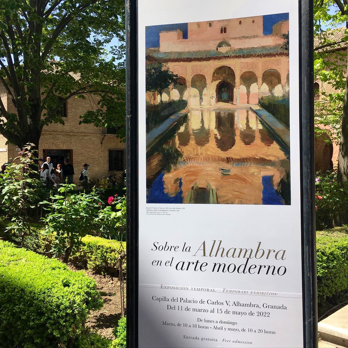 GranadaTeComo's tweet photo. "Sobre la Alhambra en el arte moderno" es una muestra que recorre 150 años de fascinación artística de la ciudad palatina

Obras de Joaquín Sorolla, Santiago Rusiñol, Darío de Regoyos, entre otros artistas se hacen presente en la exposición de esta maravilla andalusí https://t.co/7ipPEVMjFi