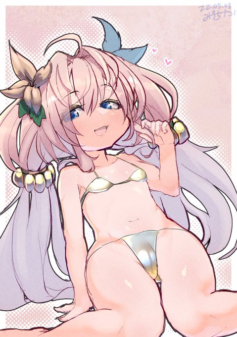 #母の日 だからゴールデンマイクロビキニを着てくれるシールドマシンを描いた 結構えっちなので塔のタグはつけません 