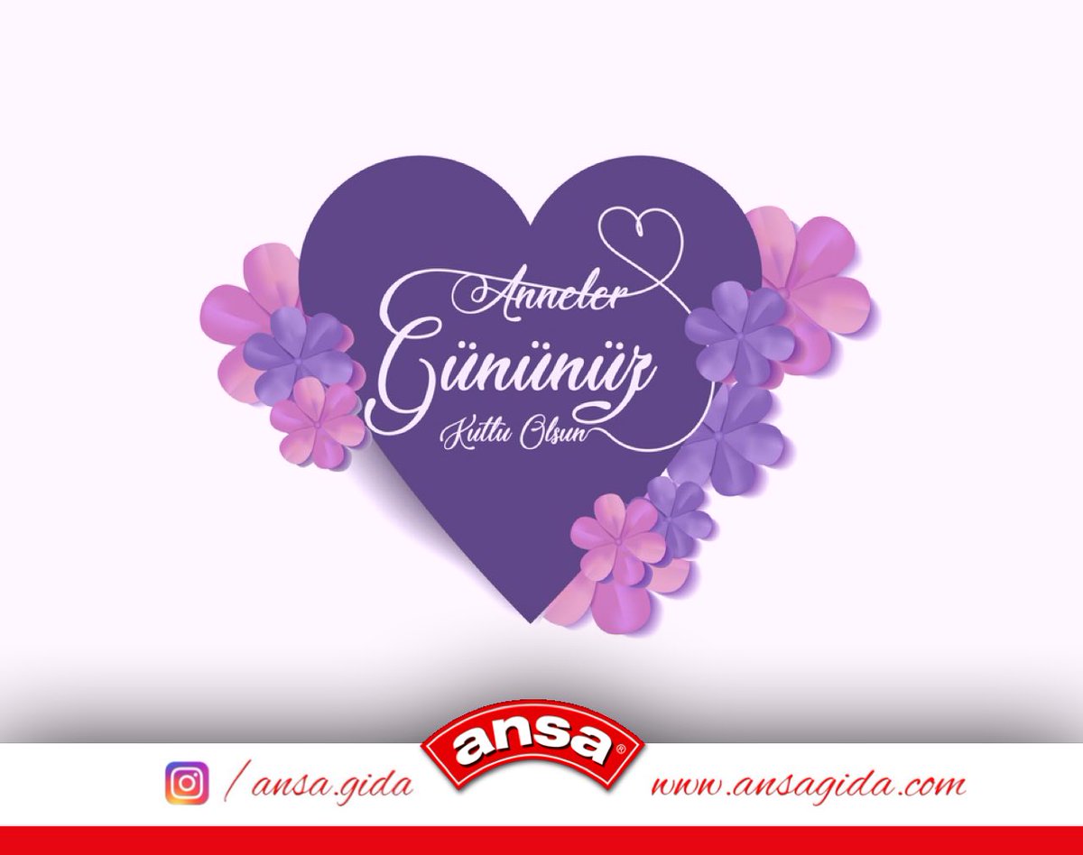 Tüm Annelerimizin Anneler Günü Kutlu Olsun
🌹🌸💐🌺
.
.
.
#AnsaGida #Salça #Konserve #İstanbul #Balıkesir #SofralarLezzetleBuluşsun #Food #Gıda #TomatoPaste #DomatesSalçası #Tomato #Turkey #Ansa #Lezzet #BiberSalçası #Paste #Anne #AnnelerGünü #Mother #HappyMothersDay