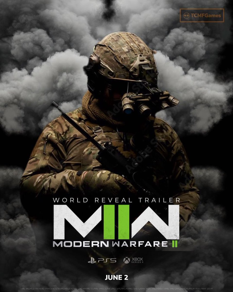 MW4Media's tweet photo. The #ModernWarfare2 reveal trailer was set to be shown on June 2.

Recently though, it seems the date may be slightly off, but still early June.

I can’t wait! 🔥

#MW2 | #ModernWarfareII https://t.co/1VB2Xo00SB