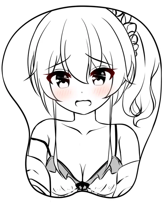 まつりちゃんのおっぱいマウスパッドをつくりたいwip 
