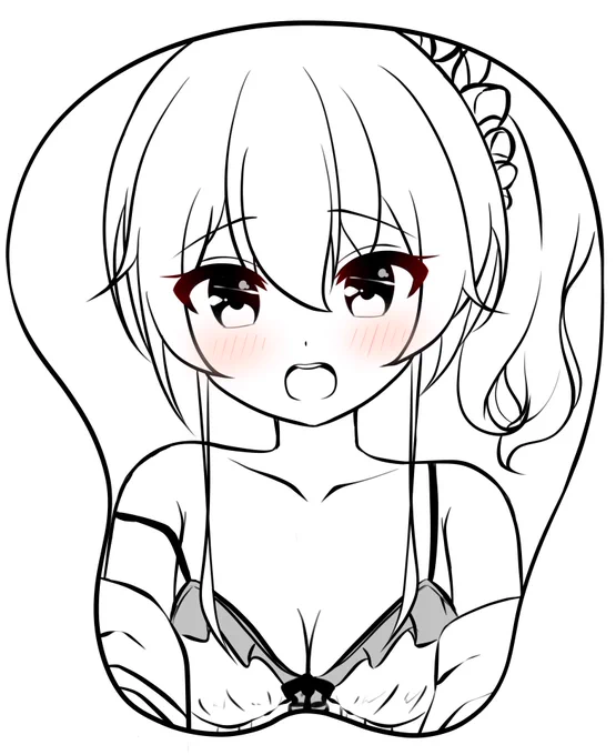 まつりちゃんのおっぱいマウスパッドをつくりたいwip 
