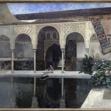 GranadaTeComo's tweet photo. Para mí, el protagonista es Mariano Fortuny y Marsal con El Patio de la Alberca, exhibido por primera vez tras haberse creído perdida luego de la muerte del artista
Plus:No se pueden hacer fotos durante la visita. La entrada es gratuita
📍 Capilla Palacio de Carlos V
#Granada https://t.co/FfY8uXK69I