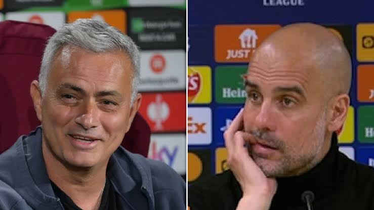SiaranBolaLive's tweet photo. Total Belanja Pep di Man City sekitar Rp.15 T, namun belum Juara #UCL 
Tiba2 Pep bandingin sama Roma😄
"AS Roma juga telah menghabiskan banyak uang, tetapi mereka tidak berada di #UCL"

*Pep capek dibanding2in 🤭
Mou bisa juara di Porto, Inter
Pep tak bisa juara dgn Bayern &amp; City https://t.co/CEKe56qRjE