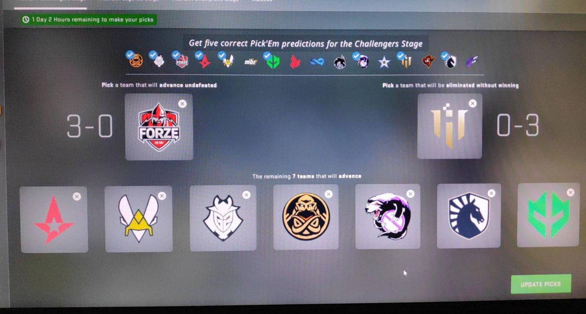 Pickems anyone? #antwerpmajor #CSGO