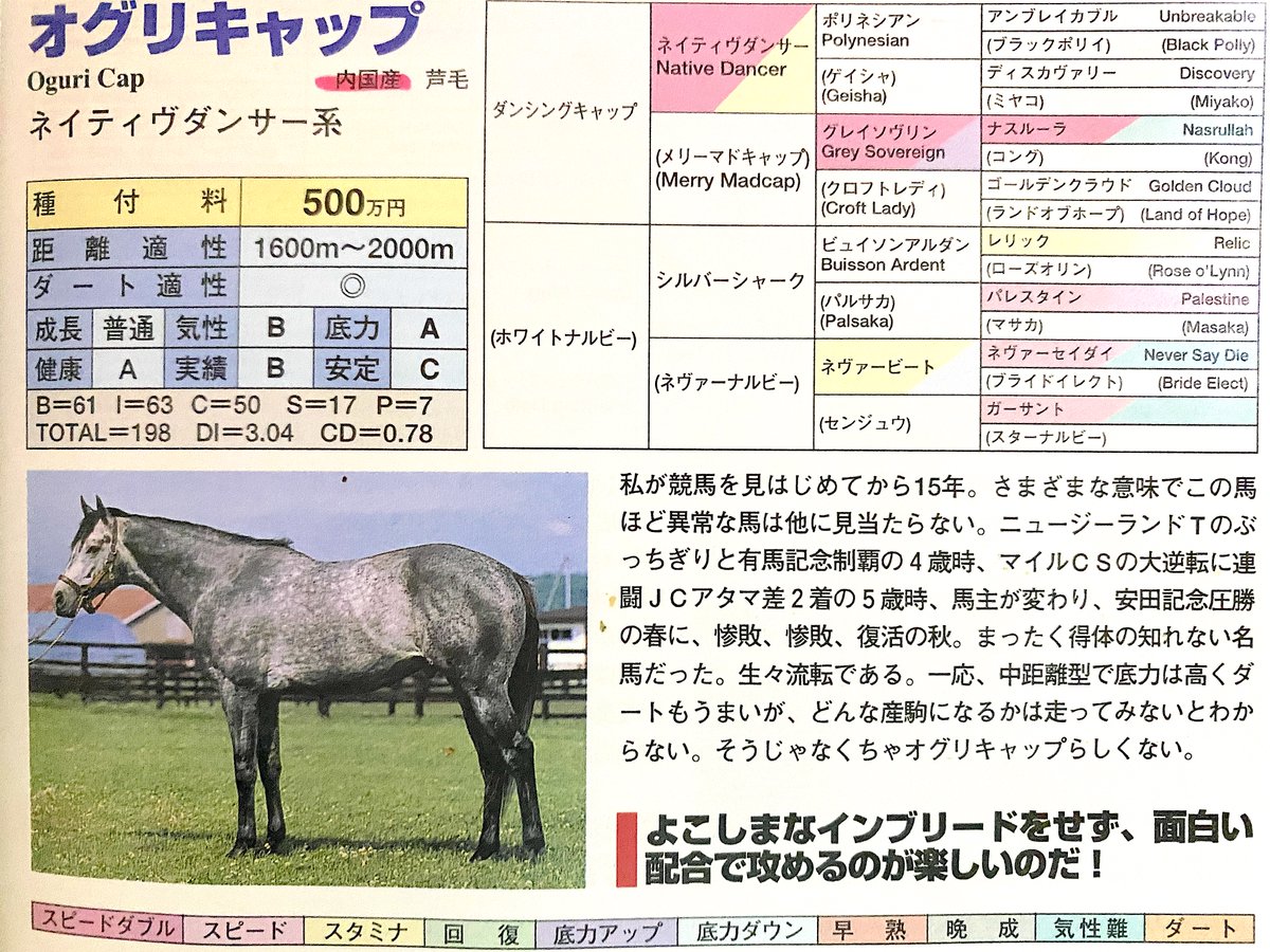 5/9更新🐴父内国産の夢🐴

存続を強く願う🙏
＜母系＞

オグリキャップ（母系）
→アザヤカサクラ'21

アグネスレディー
→アグネスプリンセス

イットー
→イットーイチバン：繁殖→

シエリル
→ララフォーナ：繁殖→

シラオキ
→ギンザトップレディ

ミスターシービー（母系）
→ドラゴンズアイ  