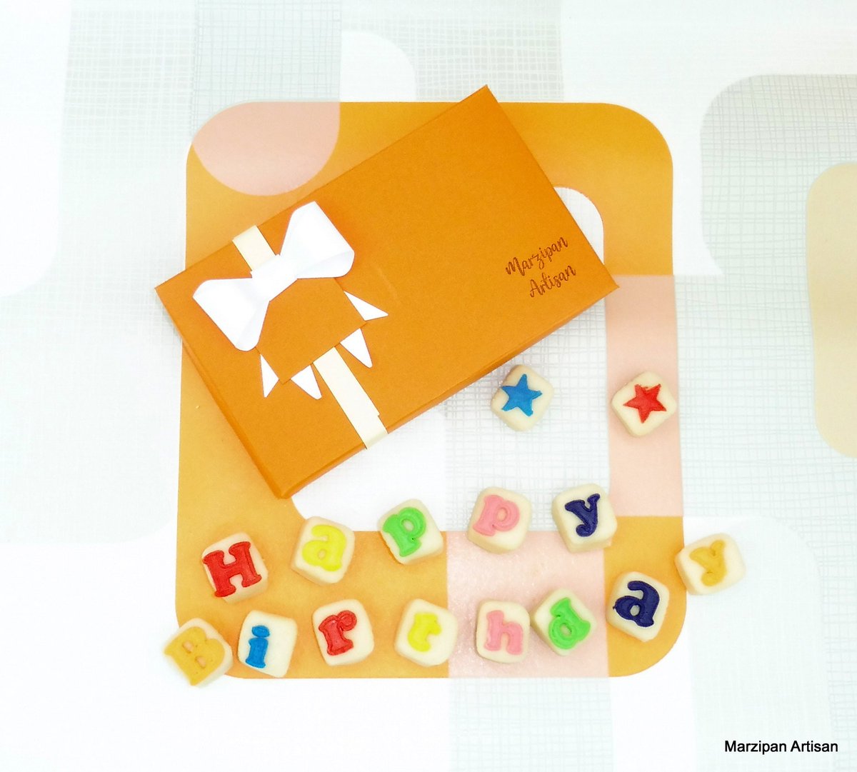 marzipanartisan's tweet photo. Personalised Happy Birthday Vegan Message Marzipan Sweets Edible Candy https://t.co/y5C5rwmz7a #beige #birthday #marzipansweets #wordedmarzipan #marzipanletters #alphabetmarzipan #personalisedmessage #messagesweets https://t.co/uq1DDqPeXY