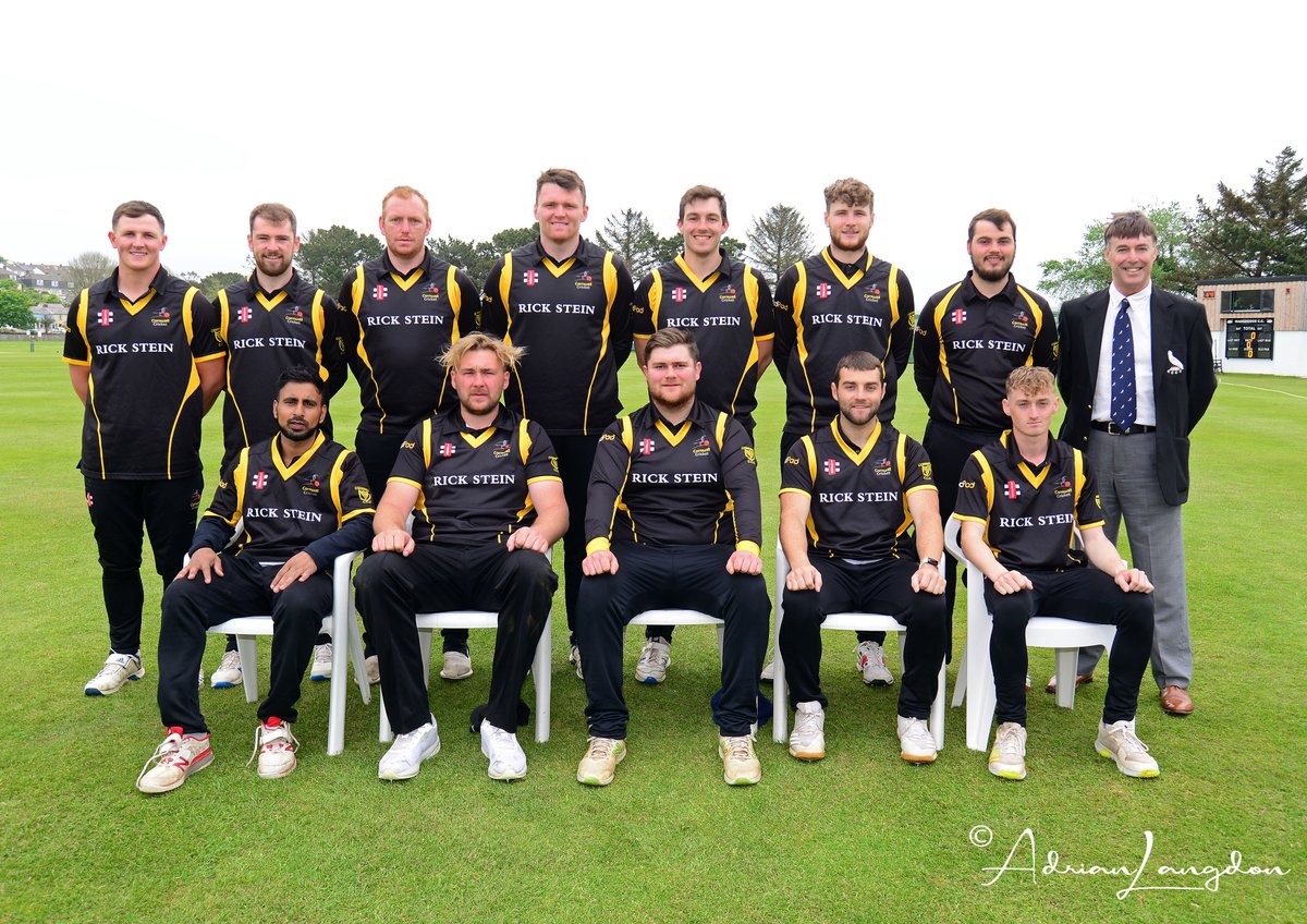 maxshearwater's tweet photo. Cornwall Cricket team before their T20 games today against Dorset at Egloshayle @wadebridge_cc @cornwallccc @CornwallCricket @swsportsnews @cornwall_league @JRTurps https://t.co/8lVQcppoQf