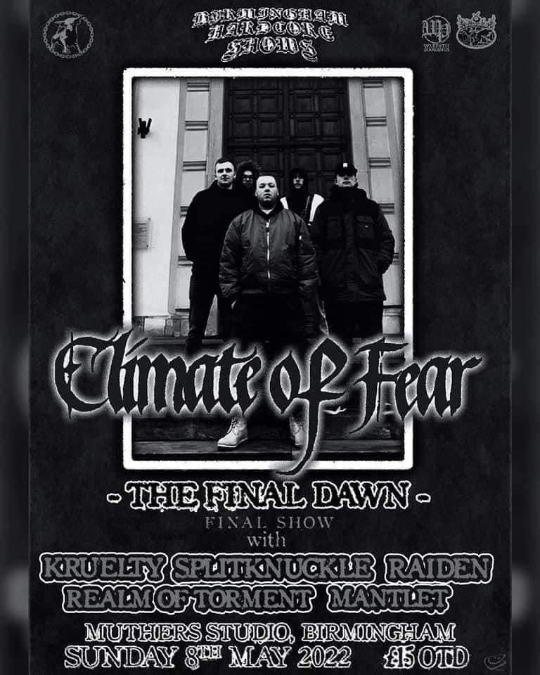daitanfilms's tweet photo. Filming this tonight in Birmingham, come send off @climateoffear properly. https://t.co/PQjVWIT3lQ