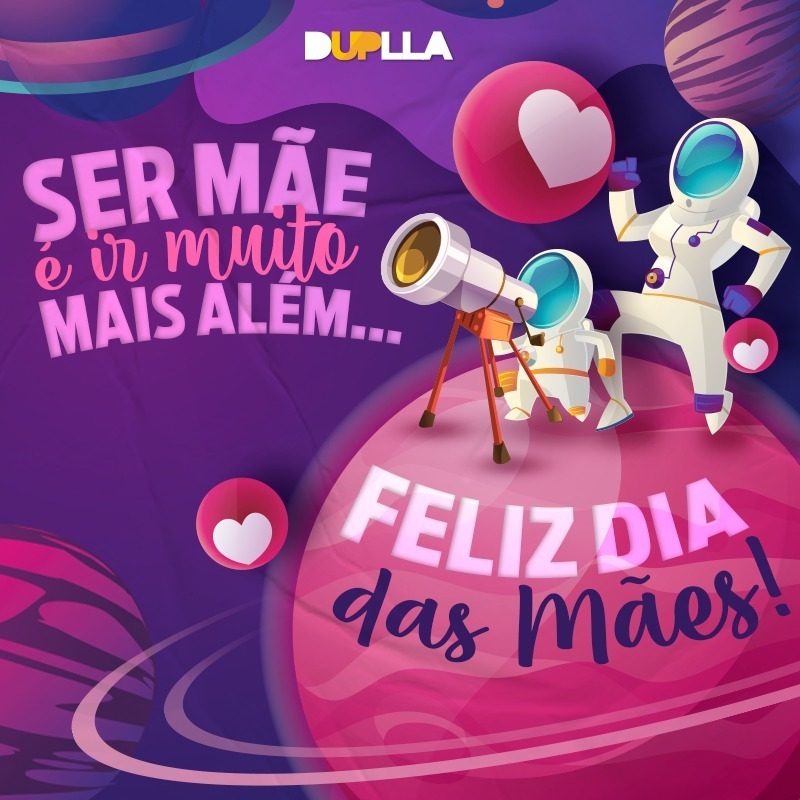 Duplla's tweet photo. Uma homenagem da Duplla a todas as mulheres que levam a dedicação, amor e carinho em ser mãe muito mais além.

#duplla #dupllacom #diadasmães #mãe #amordemãe #agenciadepubblicidade https://t.co/UFrKOE5tl8