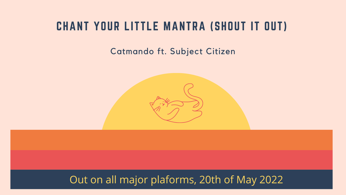 catmandomusic's tweet photo. I am very excited to be releasing my new track with the excellent @SubjectCitizen providing relentlessly catchy vocal hooks. Out ervywhere on 20th of May.
#newmusic #electronicmusic #spotify #dancemusic #catmando #subjectcitizen #leeds #IndependentMusic https://t.co/noQuqB5djb