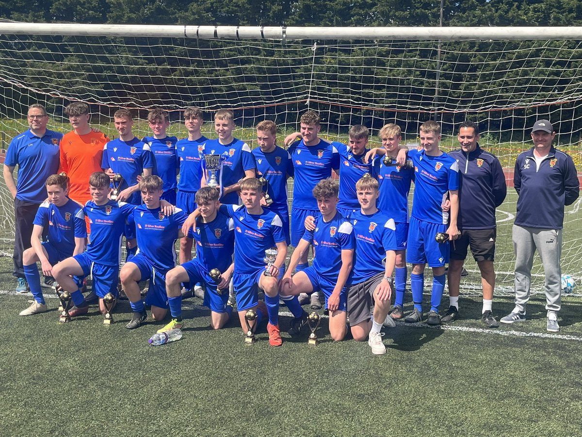 croesyafcmini's tweet photo. Massive congratulations to our under 16’s team winning the torfaen cup yesterday and completing the treble-league and double cup winners. Great way to finish their last season of junior football and we look forward to seeing these boys develop in the future. 🐓 https://t.co/Q0e6sgv5L3