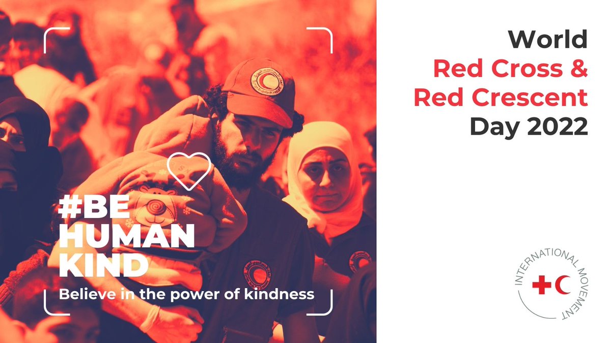 "Unexpected kindness is the most powerful, least costly, and most underrated agent of human change" - Bob Kerrey

Happy World Red Cross and Red Crescent Day!
📷<a href="/ifrc/">IFRC</a> 
#BeHumanKind #WorldRedCrossDay2022