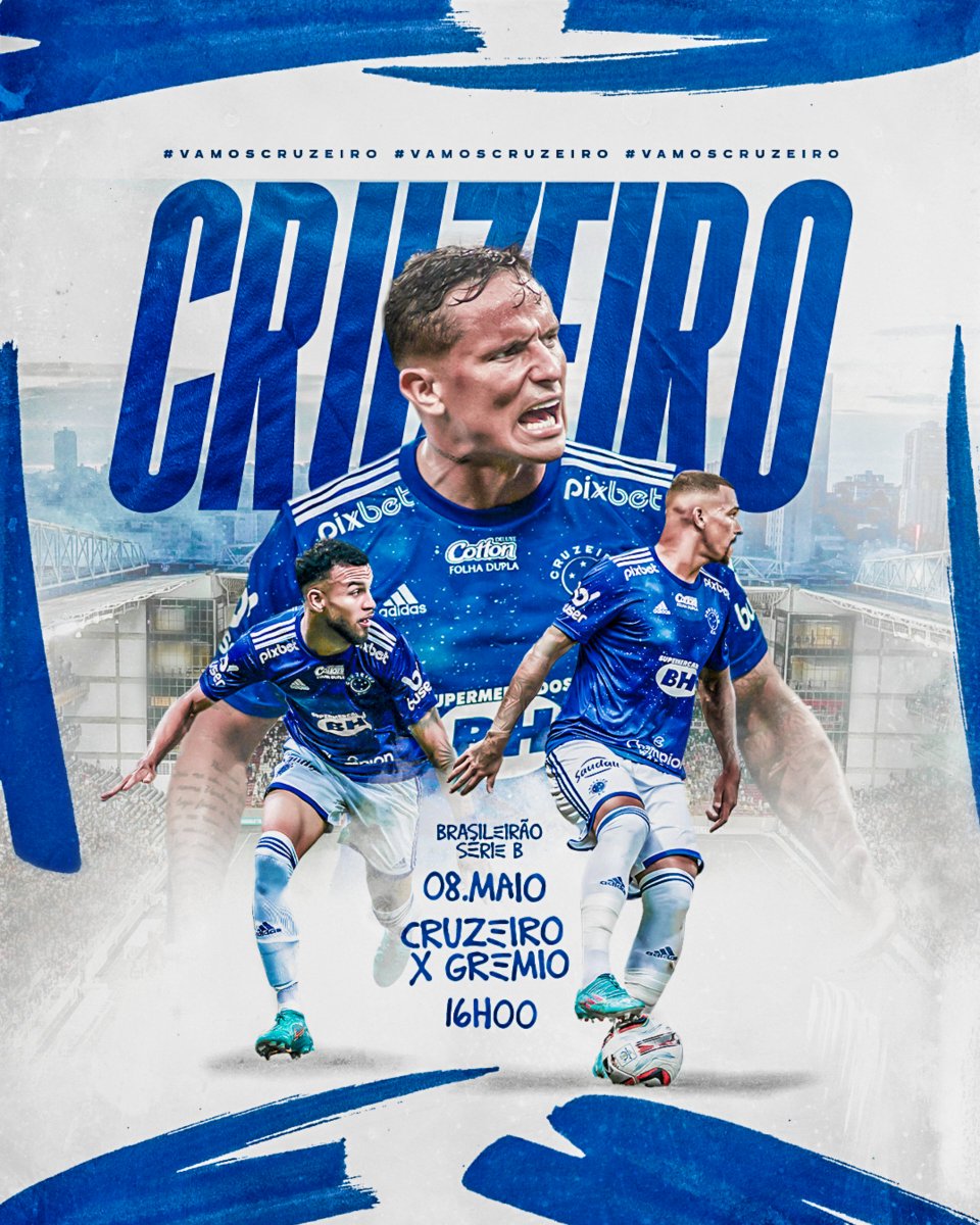 Cruzeiro Esporte Clube - Estas são nossas próximas batalhas. Vamos lutar e  jogar com raça! 👊🦊 #UmGiganteIncontestado