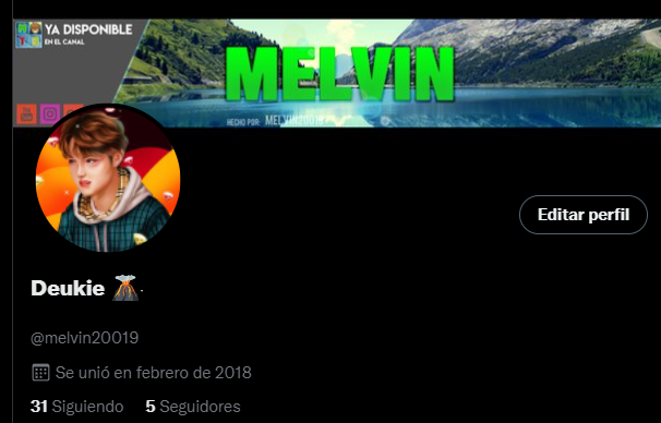 melvin20019's tweet photo. WTF alguien ha hackeado mi cuenta (a saber) y tengo el nombre y foto de bailarín https://t.co/J5GbA3hFo8