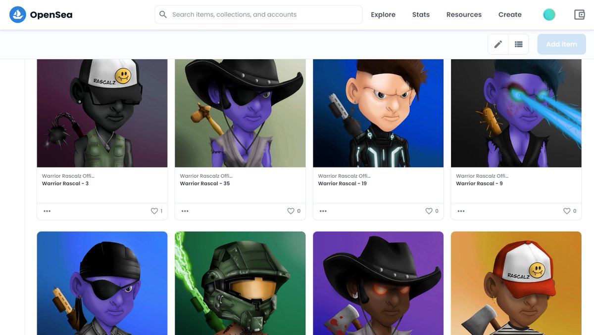 🚨REVEAL IS LIVE!!! 🚨

FREE MINT AND INSTANT REVEAL!!! 
#NFT #NFTCOMMUNITY #NFTMINT #FREEMINT #NFTREVEAL

Mint Site - warriorrascalz.io
OS - opensea.io/collection/war…
Contract  - etherscan.io/address/0xc5c0…