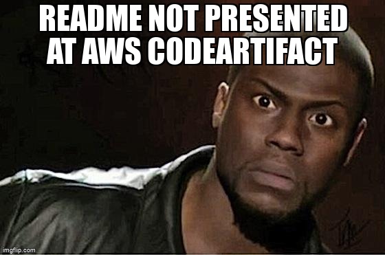 overflow_meme's tweet image. README not presented at AWS CodeArtifact stackoverflow.com/questions/7208… #readme #amazonwebservices #awscodeartifact