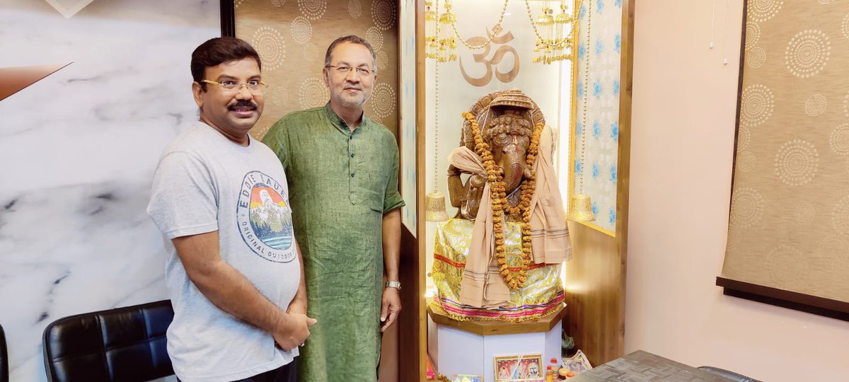 MaxMohanty's tweet photo. It was a moment of joy &amp; pride visiting the office of Satya Narayan Mohanty. We are both alumni of @CAREIndia . Satya has grown into a social sector entrepreneur with his own consulting outfit #DevelopmentCorner, collaborating with universities worldwide on research projects. https://t.co/7bqTm6z4aF