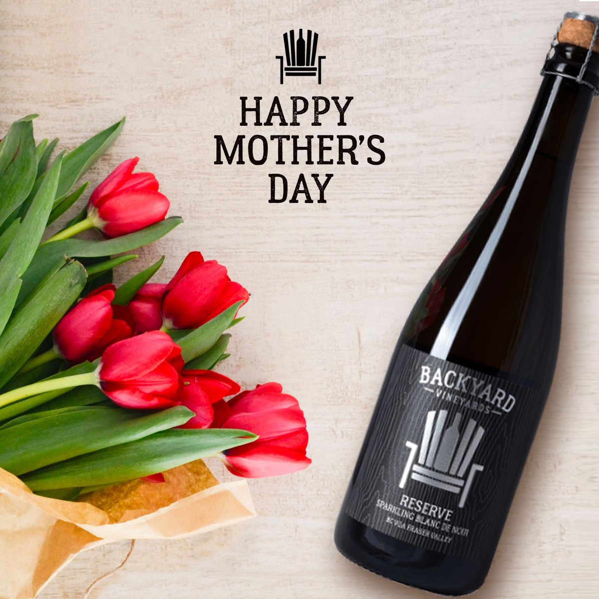 BackyardWines's tweet photo. Treat mom to the finer things in life, like a glass or two of our BC wine this #MothersDay! 💕 #BackyardWines https://t.co/5U3eUfFQjm