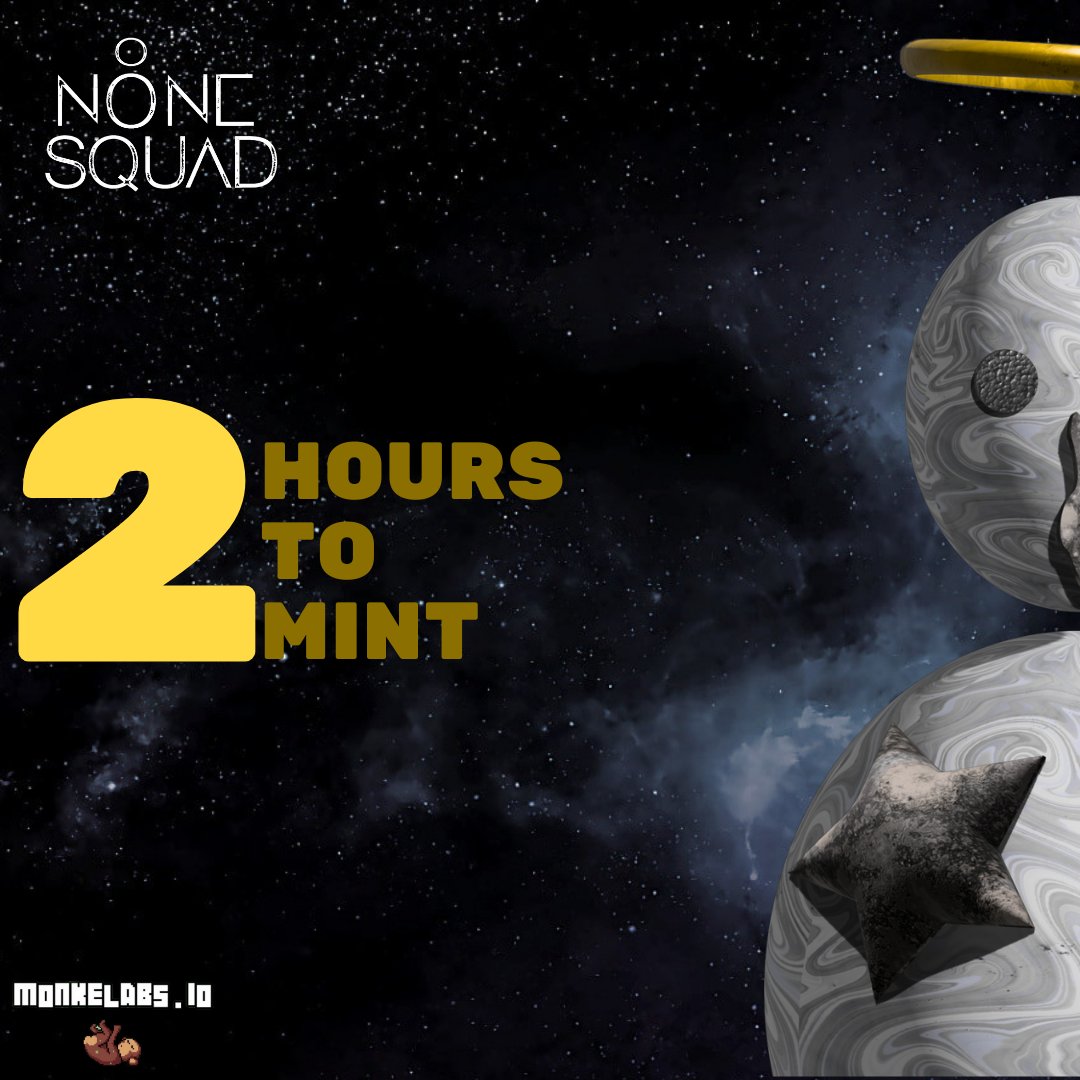 👤2 HOURS TO GO!

#Solana #SolanaNFT