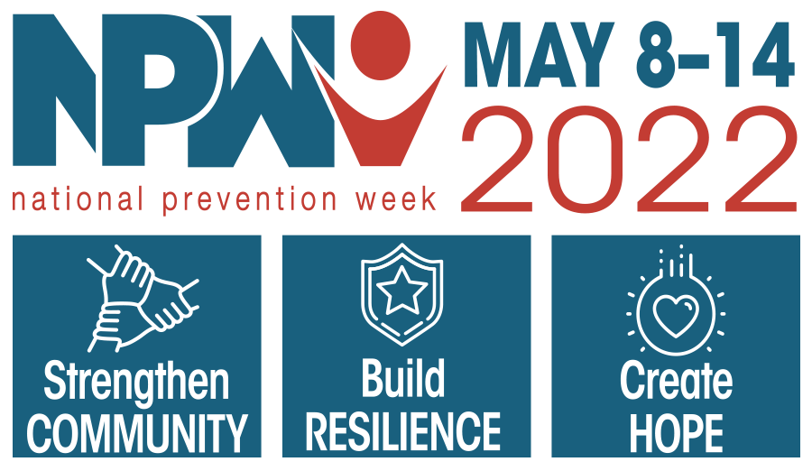 National Prevention Week (NPW) starts today!! NPW brings together communities and organizations to raise awareness about the importance of substance use prevention and positive mental health. Visit https://t.co/ySQdrTlKfT to learn more.
#preventionmatters #npw2022