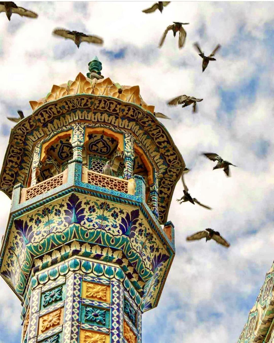 SalmanNazim9's tweet photo. A minaret of a mosque. 💚
#Islamic architecture is so beautiful.

#Islam #Turkish #Persian #Iran
#Muslims https://t.co/05w4G650IK