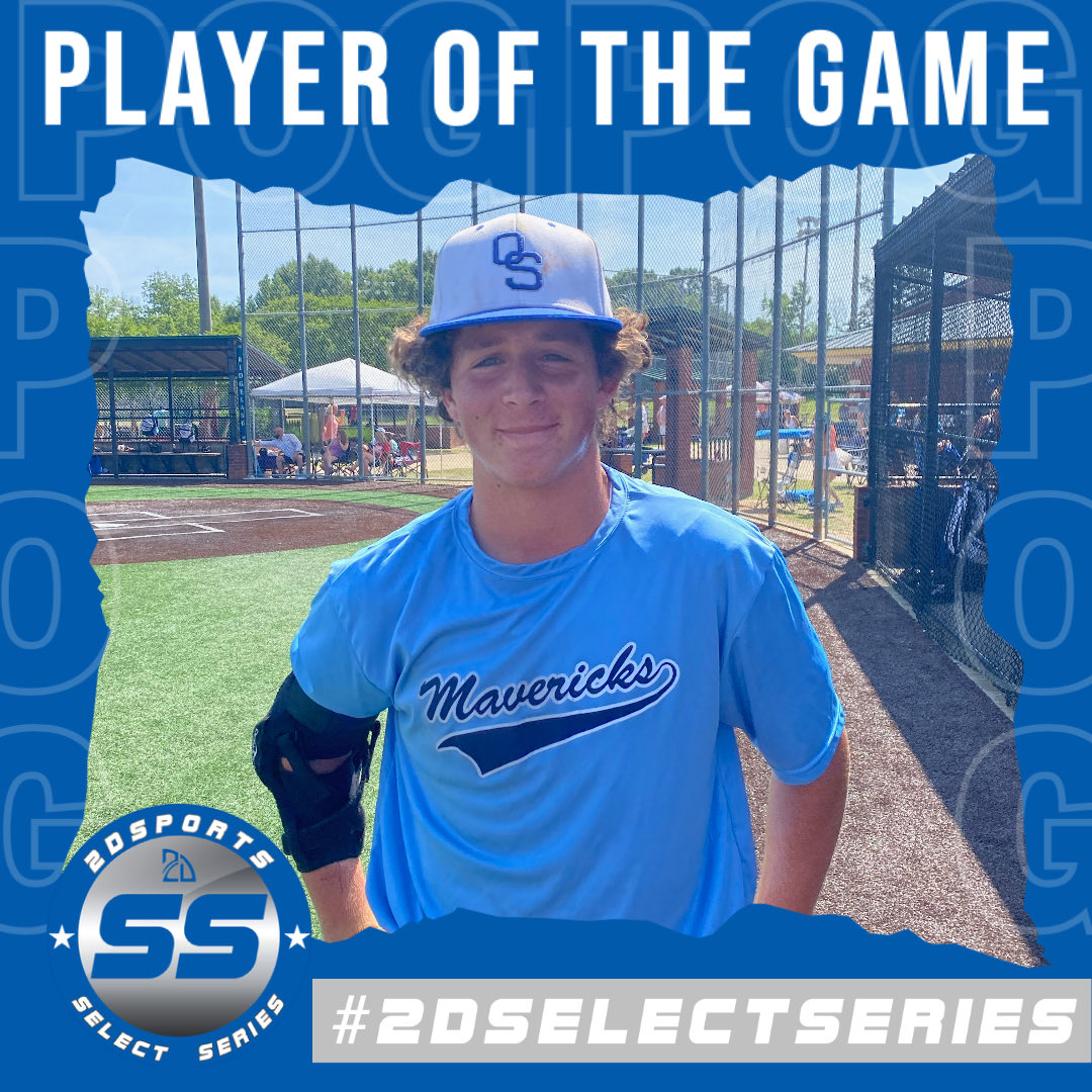 ⭐️ #TopPerformer ⭐️ 

Gabe Virga: 2-3, 1RBI
Team: OS Mavericks

<a href="/2DsportsMS/">2D Sports Mississippi</a> #2DSelectSeries