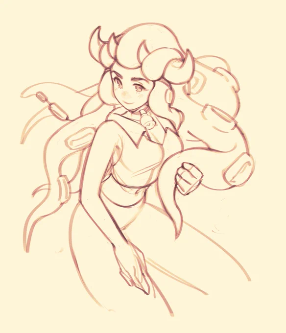 If I were in Splatoon I'd probably look like this 🐙

#nintendo 
