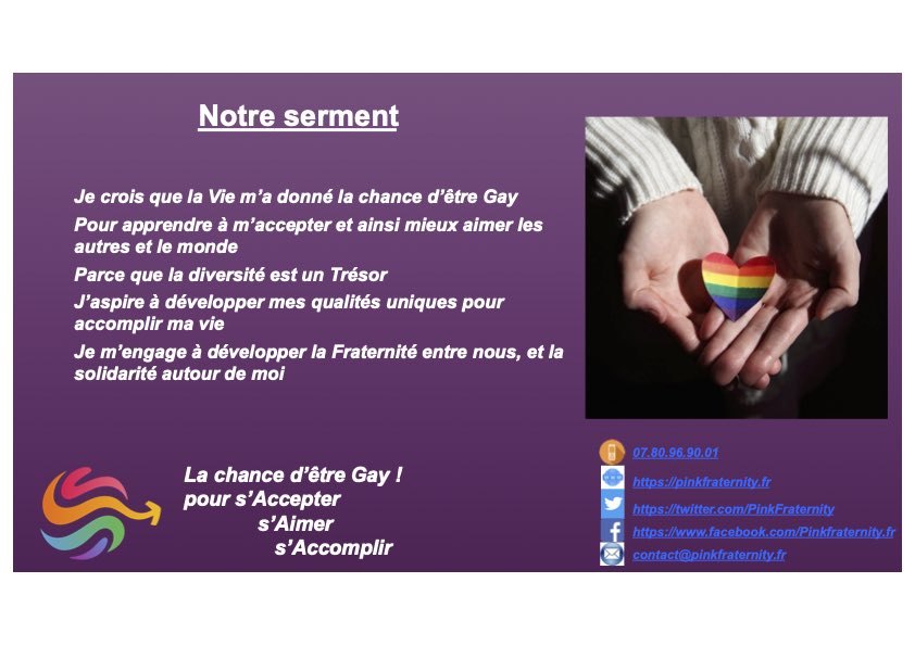 PinkFraternity🌈 #rienàmaudire tweet media