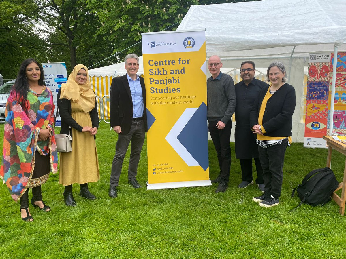 Absolutely delighted to be at Vaisakhi mela Wolverhampton today to raise awareness of our multi award winning research and community projects. Thank you to my amazing colleagues, students and board members for your support in person. Excellent speech by FEHW Dean @damien_page