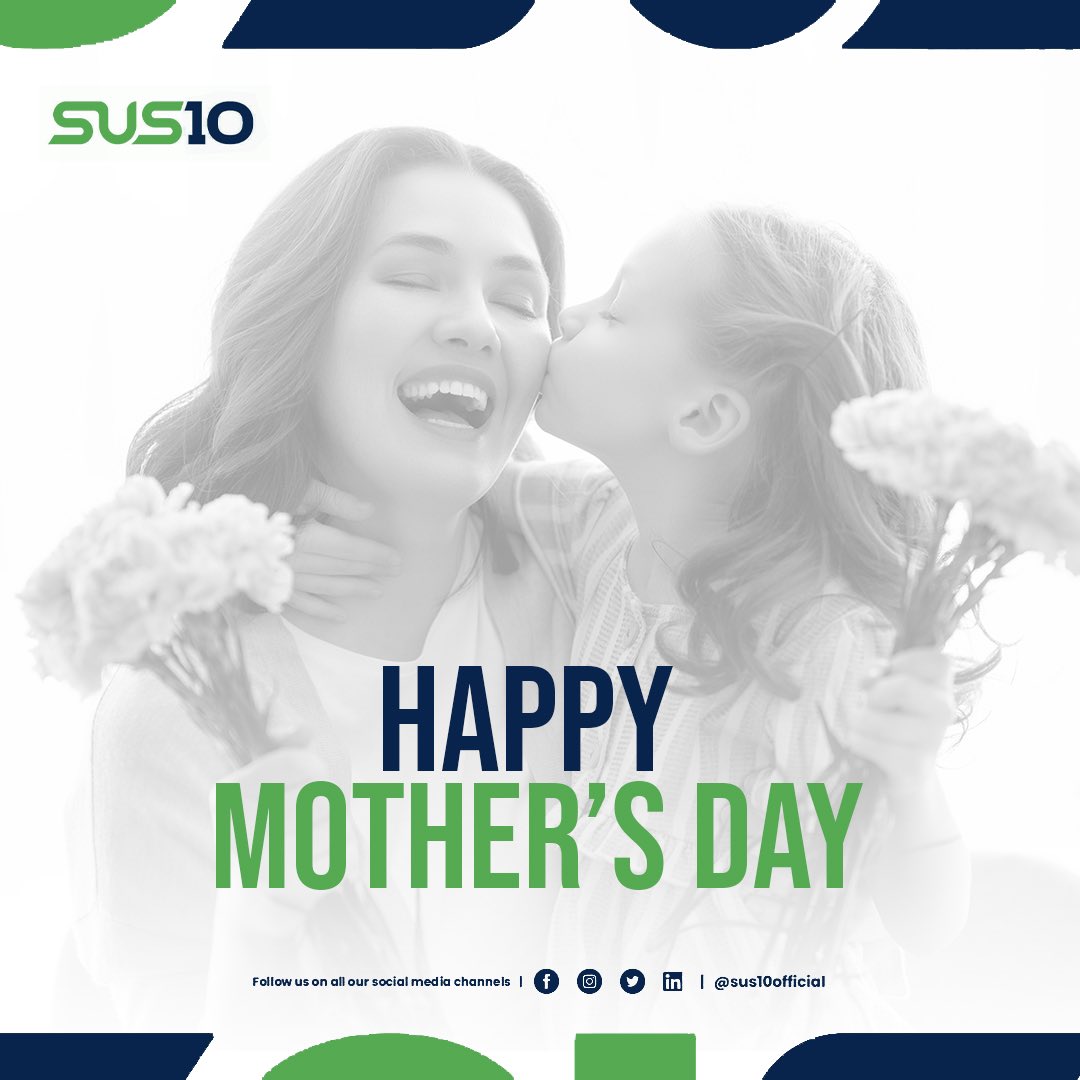 SUS10official's tweet photo. Happy Mother’s Day to all the wonderful mothers around the world. We, at SUS10, celebrate you and all that you do each and every day! 

#SUS10 #Sustain #environment #savetheplanet #wastemanagement #ecosystem #zerowaste #reduce #reuse #recycle #MothersDay #HappyMothersDay #Mothers https://t.co/jQfWJrXgpe