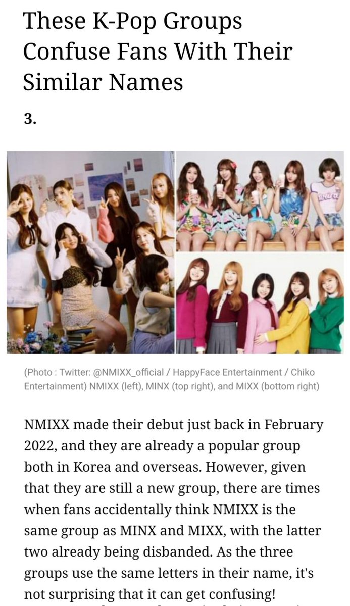 deukaehap's tweet photo. Minx and Nmixx 😭😭😅😅 https://t.co/mOdGINiwQt