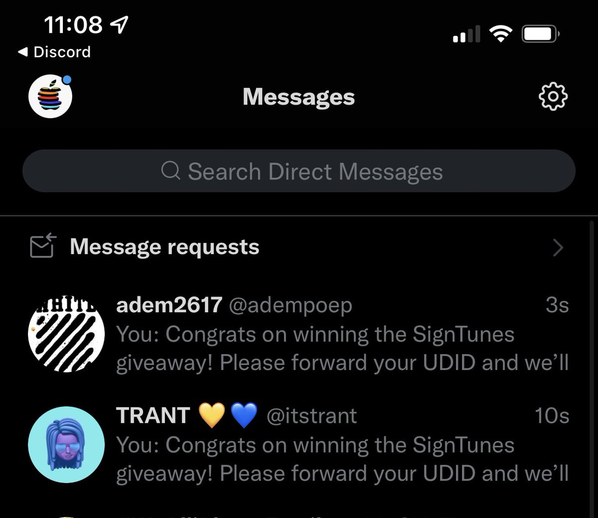 Signtunes tweet media