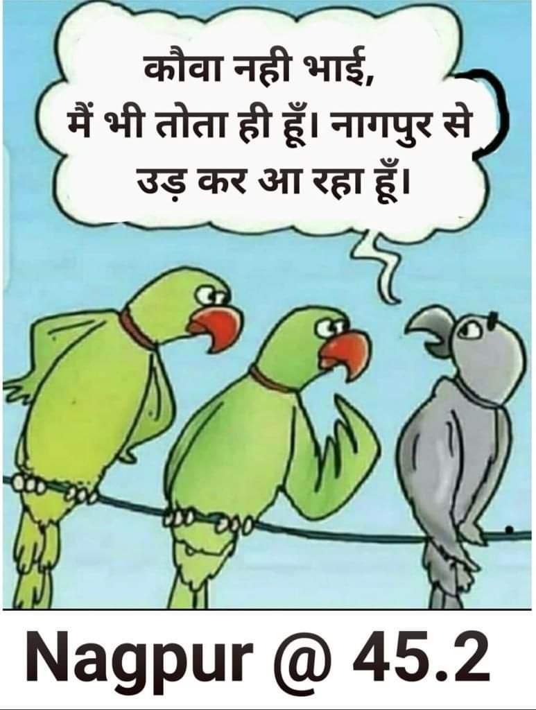 nikeshpine's tweet photo. भीषण गर्मी के चलते सुबह 11 से 5 बजे तक नागपुर मे बंद रखे ट्राफिक सिग्नल🤔
सिग्नल तोडे तो, ना भेजे चालान 🙏😱
#nagpurpolice @NagpurPolice @nagpurcp https://t.co/8vB1Lr9snO