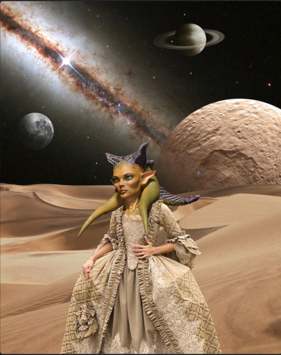 <a href="/SelfieVerseNFT/">Selfies Of The Multiverse</a> <a href="/cabotcove_bg/">Cabot Cove</a> The Queen Euphremia ensuring her planet is safe from harm